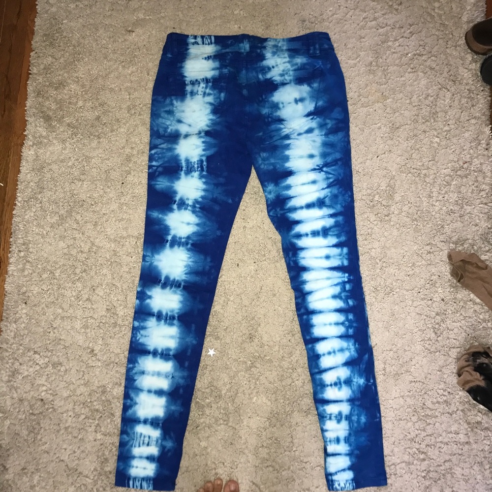 Romeo & Juliet couture blue and white tie dye jean - Picture 5 of 5